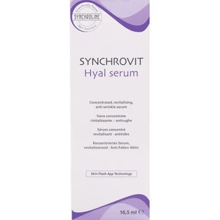 Сироватка для обличчя Synchroline Synchrovit Hyal Антивікова з гіалуроновою кислотою 16,5 мл