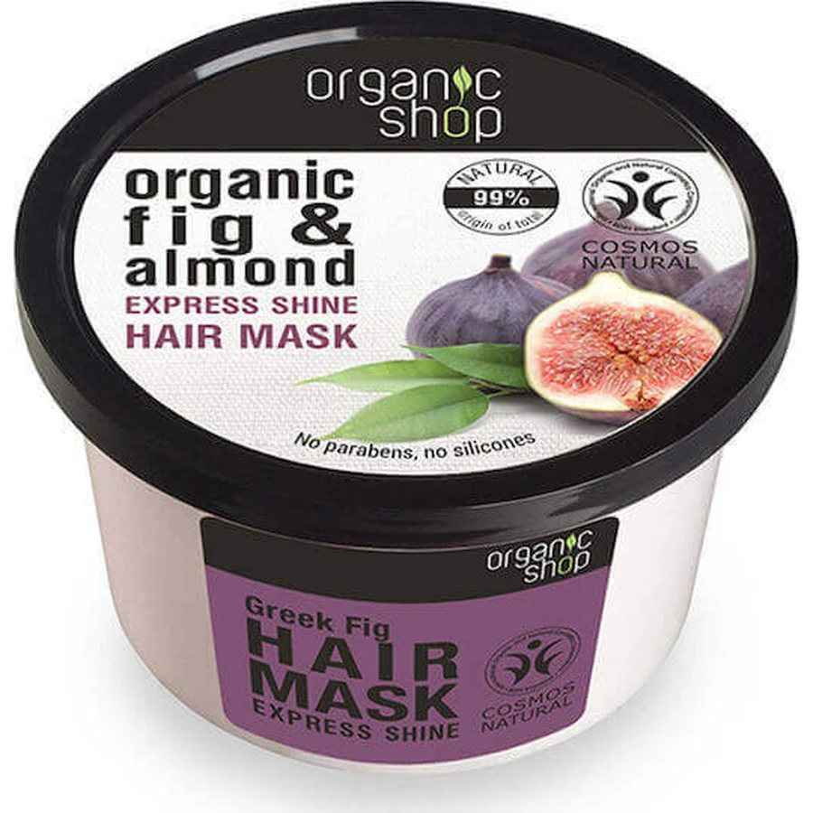 Organic Shop Organic Organic Інжир та мигдаль експрес-маска для волосся, що зберігає колір 250 мл: ціни та характеристики