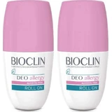 Дезодорант-рулон Bioclin Deo Allergy без спирту, що не містить спирту, 2х25мл