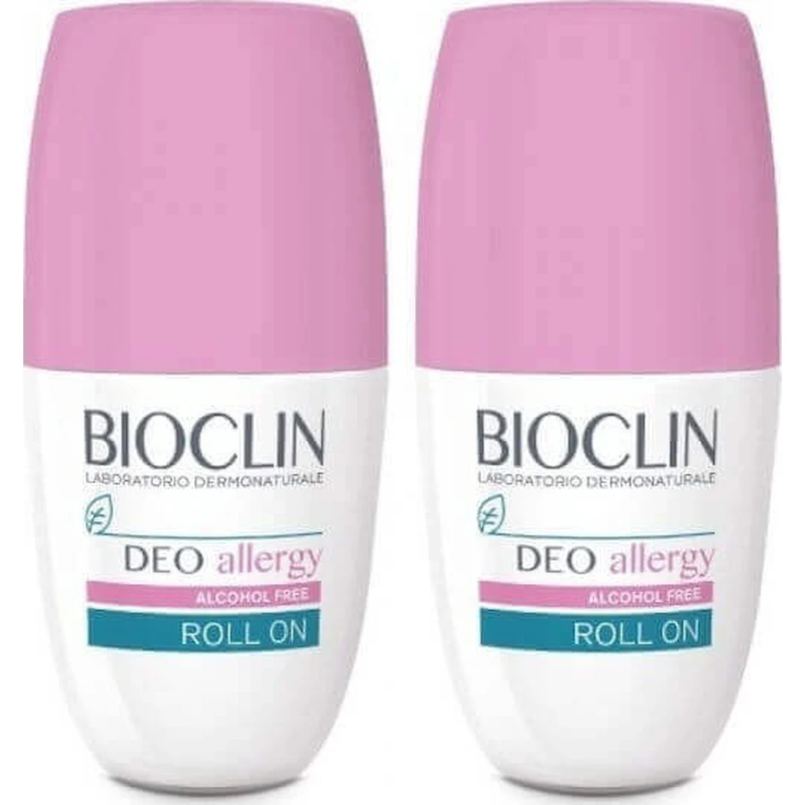 Дезодорант-рулон Bioclin Deo Allergy без спирту, що не містить спирту, 2х25мл: ціни та характеристики