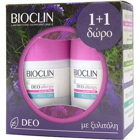 Дезодорант-рулон Bioclin Deo Allergy без спирту, що не містить спирту, 2х25мл: ціни та характеристики