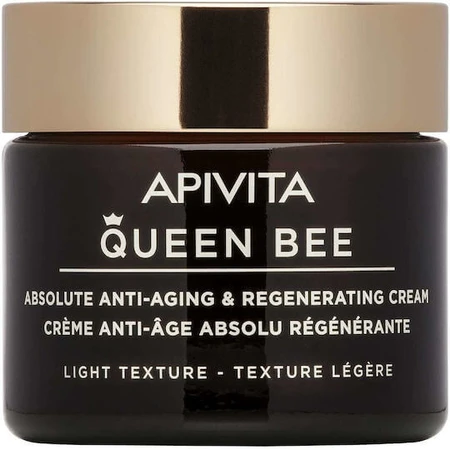 Apivita Queen Bee Легкий антивіковий та відновлюючий денний крем для обличчя з пантенолом 50мл: ціни та характеристики
