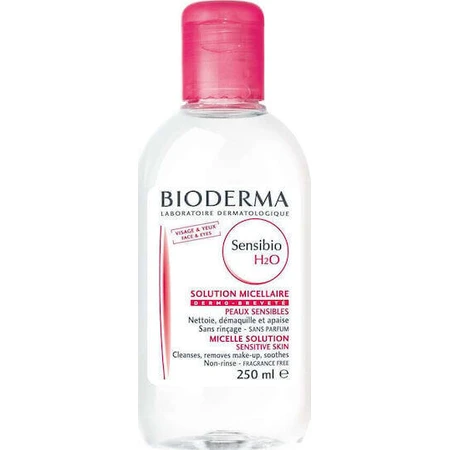 Міцелярна вода для зняття макіяжу з обличчя та очей BioDerma Sensibio H2O Міцелярна вода для зняття макіяжу з обличчя та очей 250 мл: ціни та характеристики
