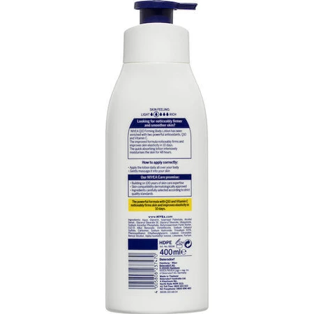 Nivea Q10 Plus Vitamin C Укрепляющий крем для тела 400 мл: цены и характеристики