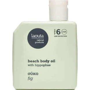 Laouta Natural Products Гіппофіз та інжир для тіла сонцезахисна олія SPF6 100мл