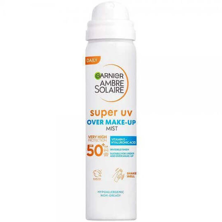 Garnier Super UV Over Makeup Сонцезахисний крем для обличчя SPF50 75 мл: ціни та характеристики