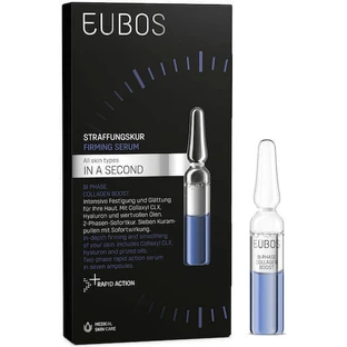Eubos In A Second Зволожуюча та антивікова сироватка для обличчя з гіалуроновою кислотою та колагеном для тонізації 7х2 мл