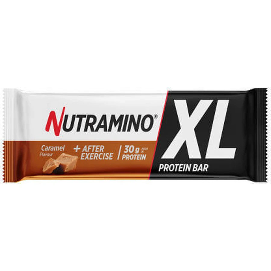 Батончик Nutramino XL 30гр с протеином и карамелью со вкусом шоколада 74гр: цены и характеристики