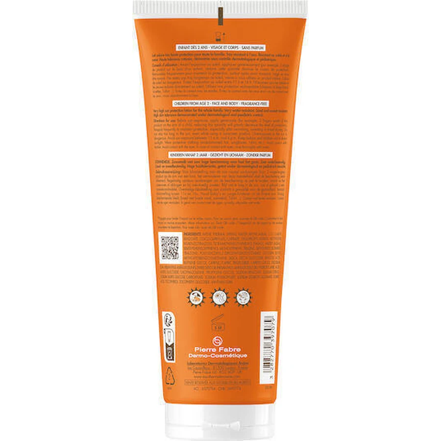 Eau Thermale Avène Eau Thermale Водостойкий детский солнцезащитный крем-эмульсия SPF50 250 мл: цены и характеристики