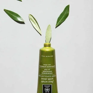 Apivita Express Beauty Глибокий відлущуючий скраб для обличчя з оливковою олією 50 мл