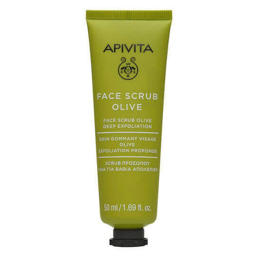 Apivita Express Beauty Глибокий відлущуючий скраб для обличчя з оливковою олією 50 мл: ціни та характеристики
