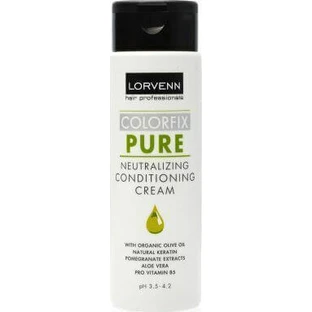 Lorvenn Colorfix Pure Neutralising Conditioning Cream Увлажняющий кондиционер для всех типов волос 200 мл
