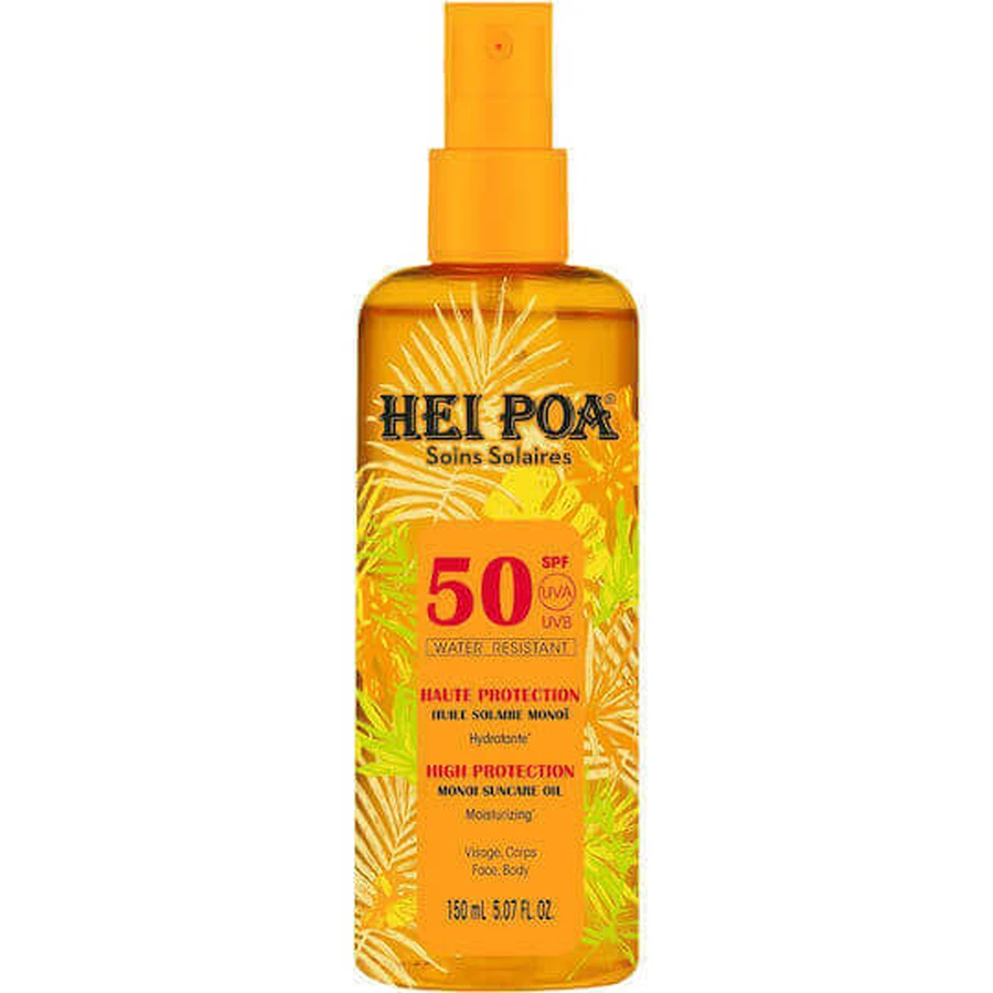 Hei Poa Monoi Oil Солнцезащитное масло для лица и тела SPF50 150 мл Спрей 150 мл: цены и характеристики