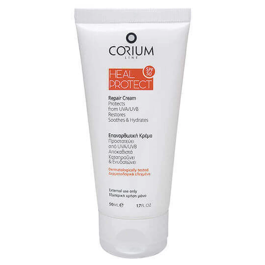 Corium Line Heal Protect Face Sun Cream SPF50 50ml: цены и характеристики