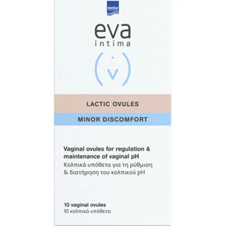 Засоби інтимної гігієни InterMed Eva Intima Minor проти молочнокислого дискомфорту Яйцеклітини 10шт: ціни та характеристики