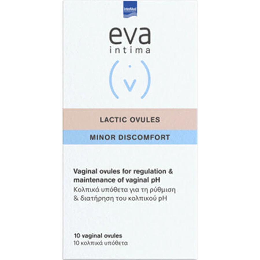 Засоби інтимної гігієни InterMed Eva Intima Minor проти молочнокислого дискомфорту Яйцеклітини 10шт: ціни та характеристики