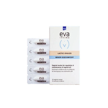 Засоби інтимної гігієни InterMed Eva Intima Minor проти молочнокислого дискомфорту Яйцеклітини 10шт: ціни та характеристики