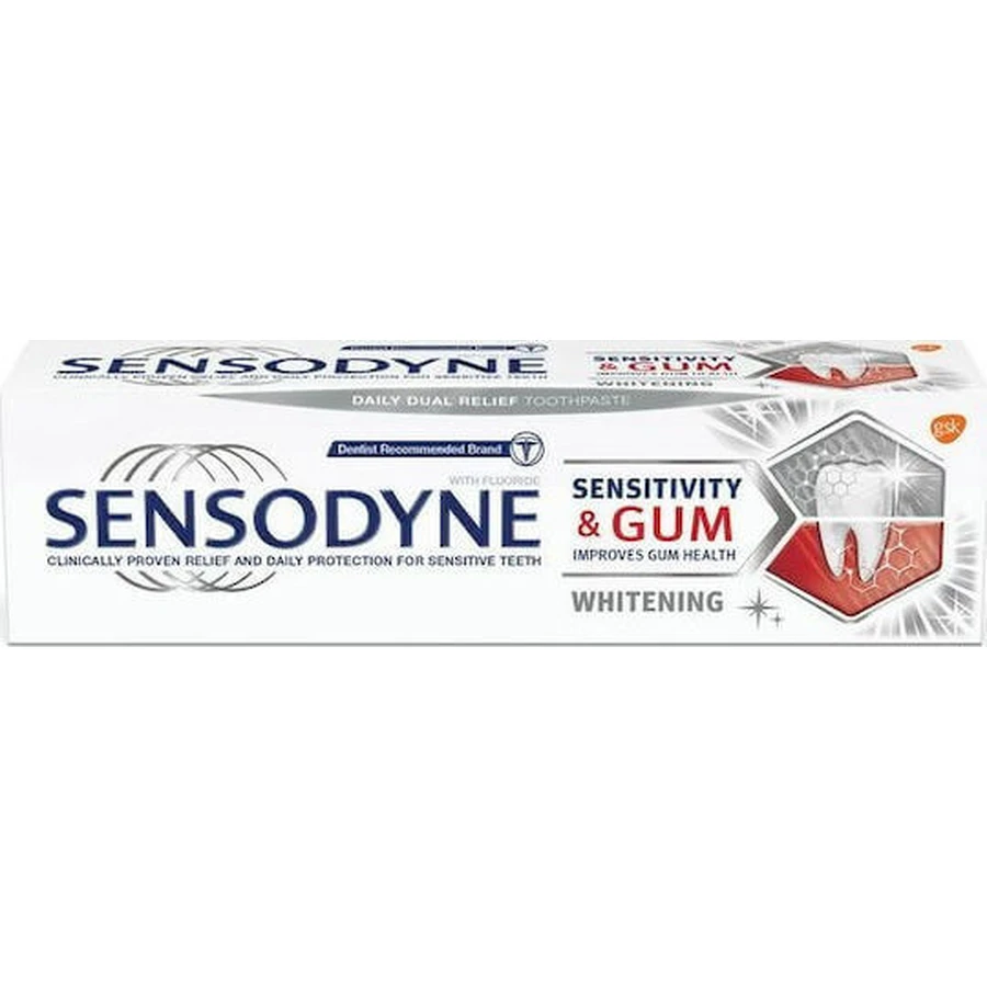 Зубна паста Sensodyne Sensitivity & Gum для чутливих зубів 75мл: ціни та характеристики