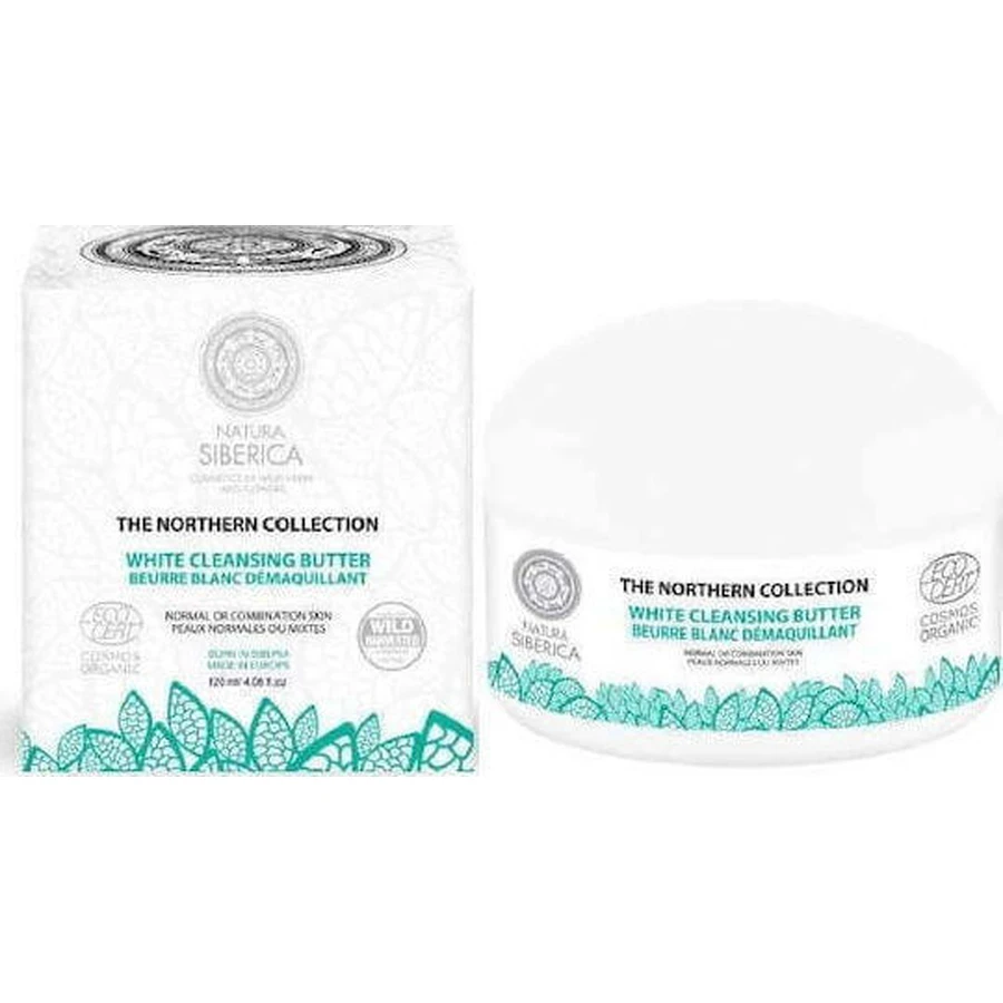 Natura Siberica The Northern Collection White Cleansing Butter Крем для зняття макіяжу з обличчя 120 мл: ціни та характеристики