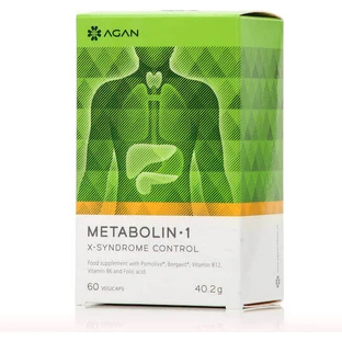 Agan Metabolin 1 X-Syndrome Control 250 мг с неароматизированным вкусом 60 растительных капсул