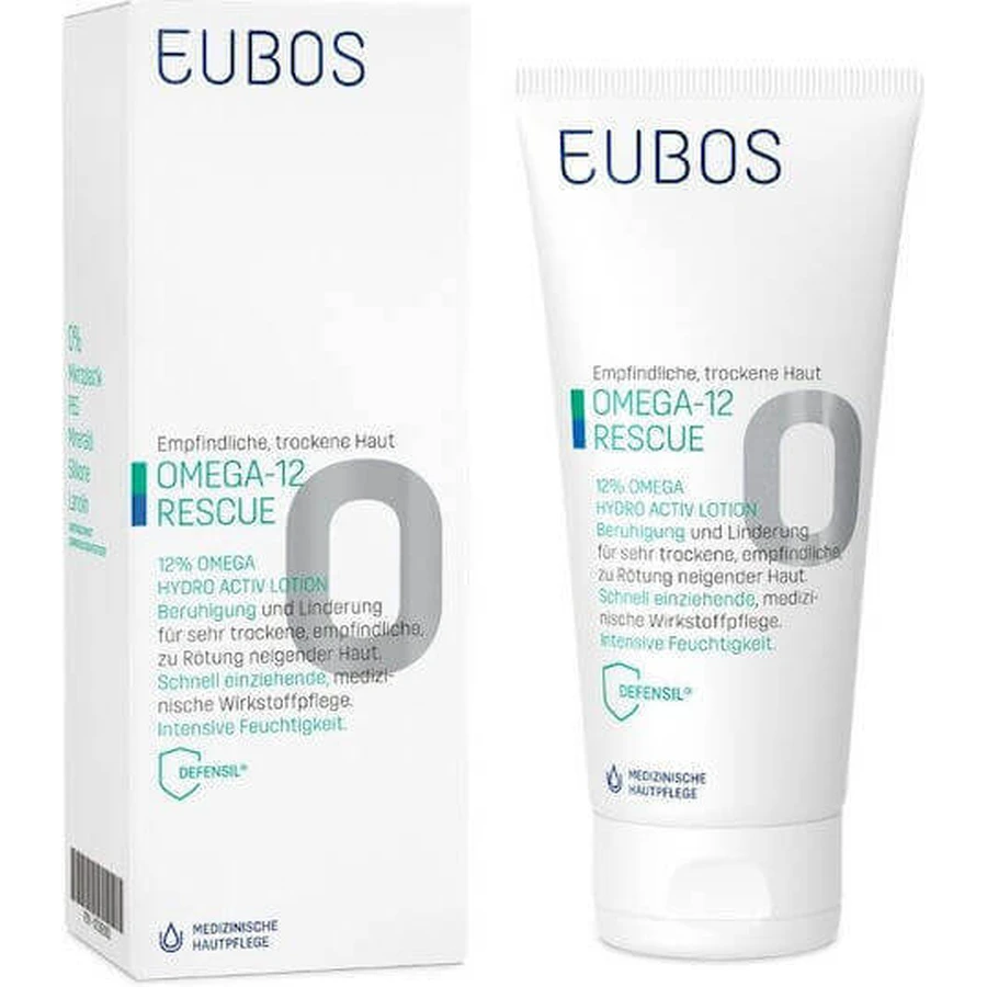 Eubos Omega-12 Rescue Увлажняющий регенерирующий спасательный лосьон для атопичной кожи 200 мл: цены и характеристики