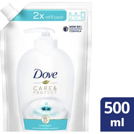 Dove Care & Protect Refill Soap Cream 500ml: цены и характеристики