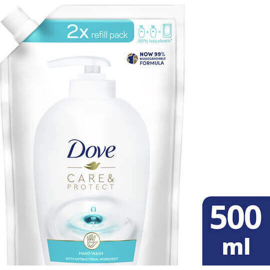 Dove Care & Protect Refill Soap Cream 500ml: цены и характеристики