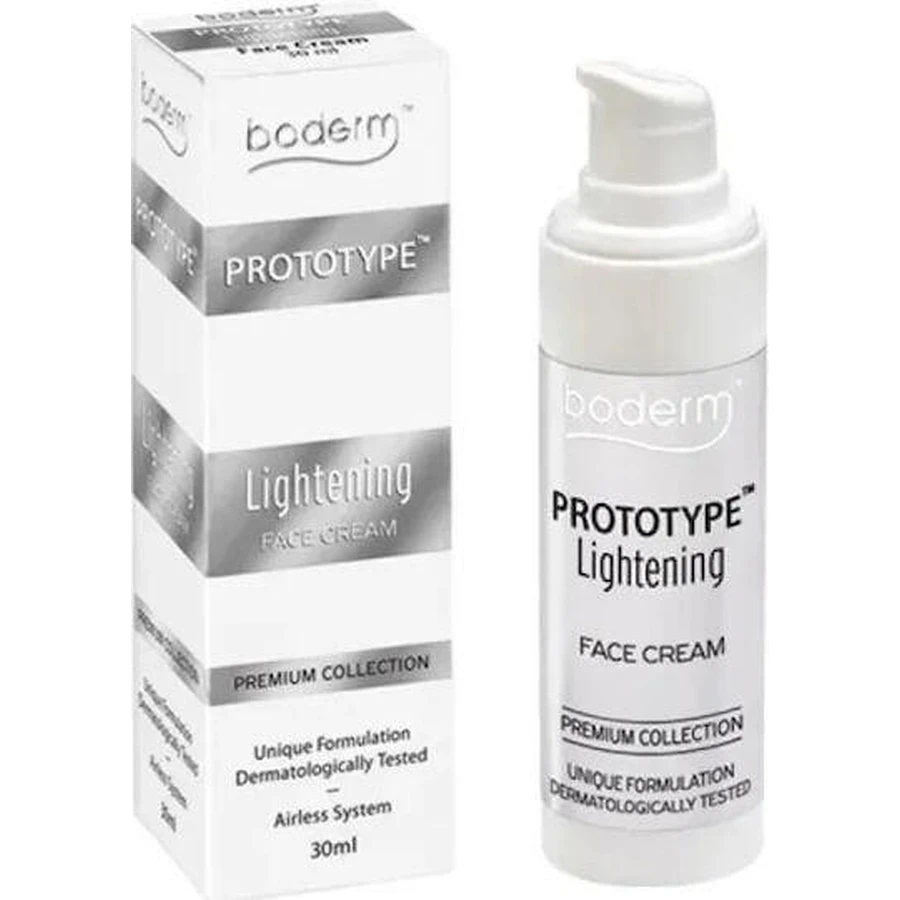 Денний крем для обличчя Boderm Prototype з SPF20 від пігментних плям та відбілювання з ретинолом та гіалуроновою кислотою 30мл: ціни та характеристики