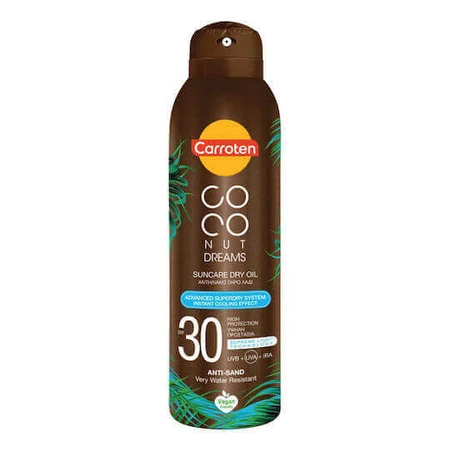 Carroten Coconut Dreams Sunscreen Body Lotion SPF30 Лосьон-спрей для тела 150 мл: цены и характеристики