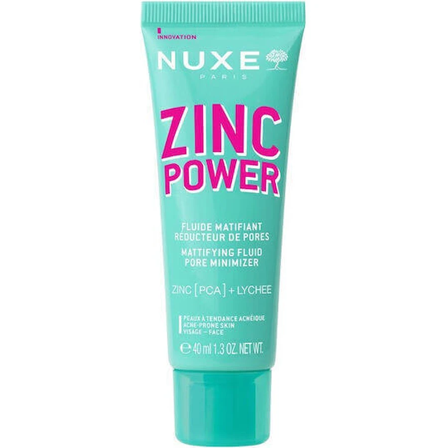 Nuxe Zinc Zinc Power Light Regulating Fluid Face Cream 40ml: цены и характеристики