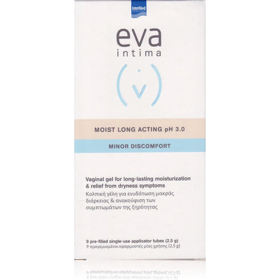 InterMed Eva Intima Intima Moist Увлажняющий гель длительного действия pH 3 2 мл 9 унций: цены и характеристики