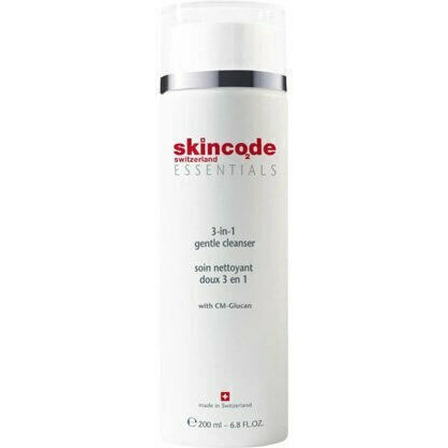 Skincode 3 в 1 Нежная очищающая эмульсия для лица 200 мл: цены и характеристики