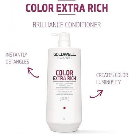 Goldwell Dualsenses Dualsenses Color Extra Rich Brilliance Color Кондиціонер для збереження кольору для фарбованого волосся 1000 мл: ціни та характеристики