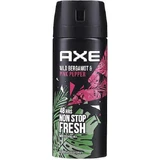 Axe Wild Wild Fresh Дезодорант з бергамотом і рожевим перцем Non Stop Fresh Дезодорант-спрей на 48 годин 150 мл