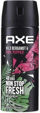Axe Wild Wild Fresh Bergamot &amp; Pink Pepper Non Stop Fresh Deodorant 48h Spray 150ml
