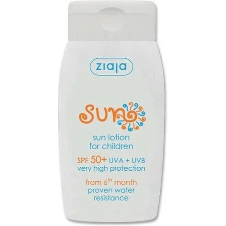 Ziaja Водостойкий детский солнцезащитный крем-эмульсия SPF50 125 мл: цены и характеристики