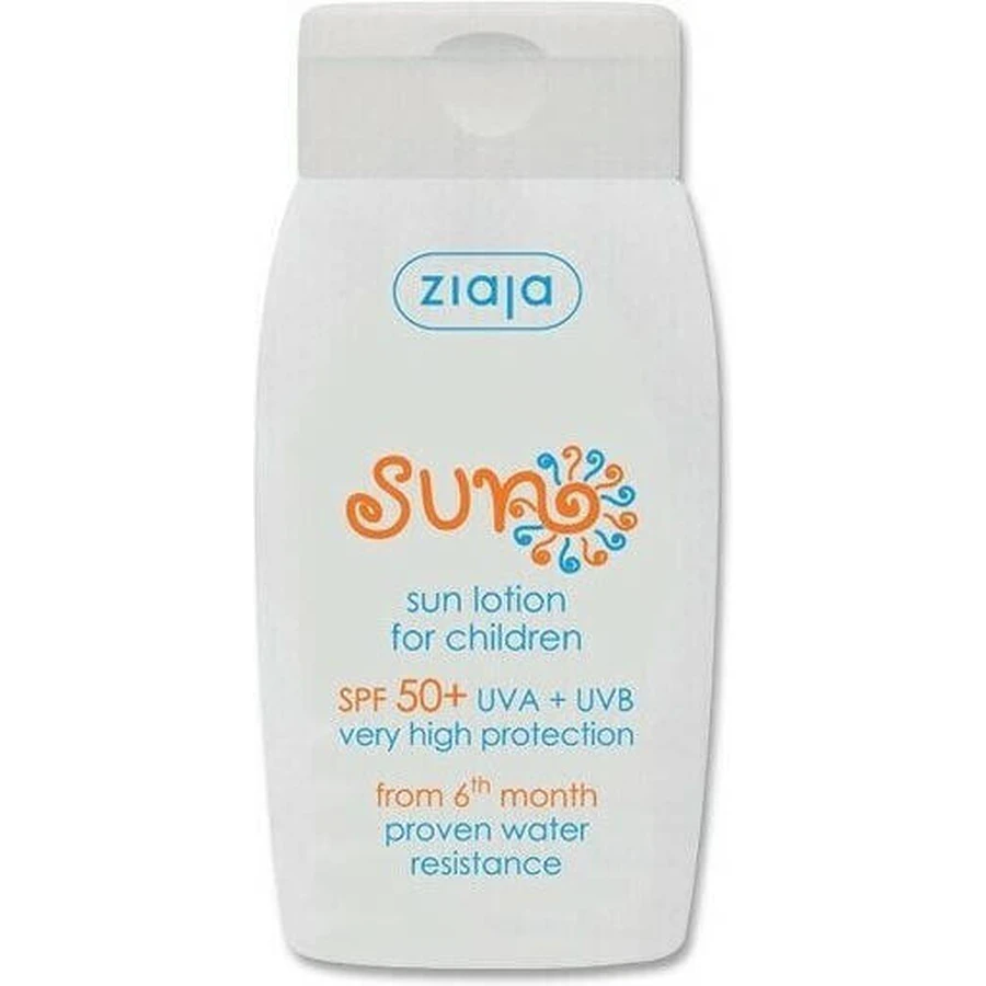 Ziaja Водостойкий детский солнцезащитный крем-эмульсия SPF50 125 мл: цены и характеристики