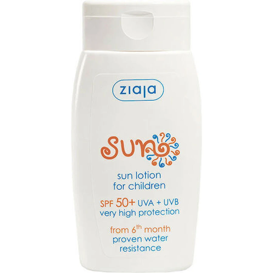 Ziaja Водостойкий детский солнцезащитный крем-эмульсия SPF50 125 мл: цены и характеристики
