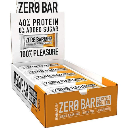 Biotech USA Zero Bar с нативным изолятом сыворотки с 40% белка и вкусом яблочного пирога 20x50 гр.: цены и характеристики
