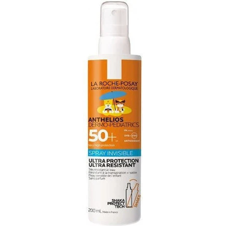 La Roche Posay Anthelios Anthelios Dermo-Pediatrics Водостійкий дитячий сонцезахисний крем-спрей SPF50 200 мл: ціни та характеристики