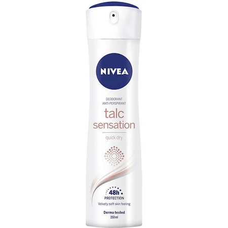 Nivea Talc Talc Sensation Антиперспірант Дезодорант-спрей 48 год 150мл: ціни та характеристики