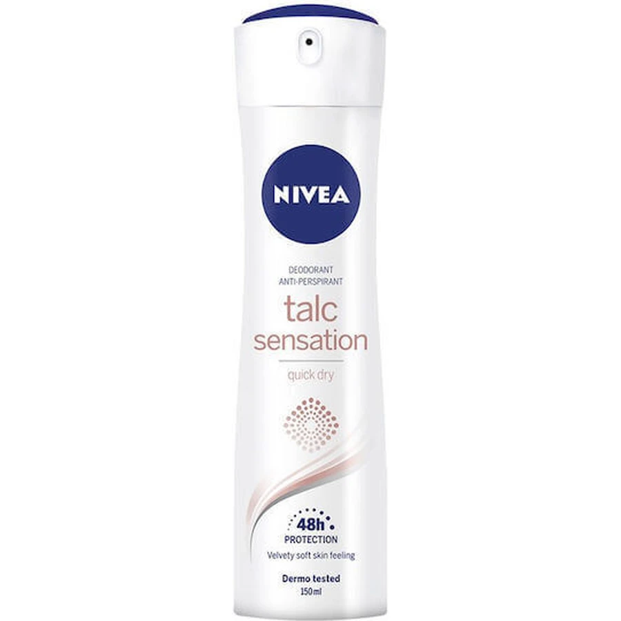 Nivea Talc Talc Sensation Антиперспірант Дезодорант-спрей 48 год 150мл: ціни та характеристики