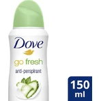 Дезодорант-спрей Dove Go Свіжий огірок і зелений чай 48 год Дезодорант-спрей 150 мл: ціни та характеристики