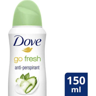 Дезодорант-спрей Dove Go Свіжий огірок і зелений чай 48 год Дезодорант-спрей 150 мл