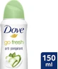 Дезодорант-спрей Dove Go Свіжий огірок і зелений чай 48 год Дезодорант-спрей 150 мл