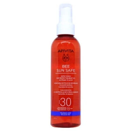 Apivita Bee Sun Safe Sunflower & Carrot Water Resistant Sun Protection Body Oil SPF30 Спрей для тела 200 мл: цены и характеристики