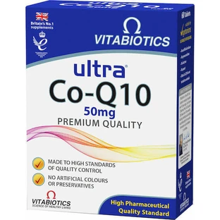 Вітабіотики Ультра Ко-Q10 Високий фармацевтичний стандарт якості 50 мг 60 табл.
