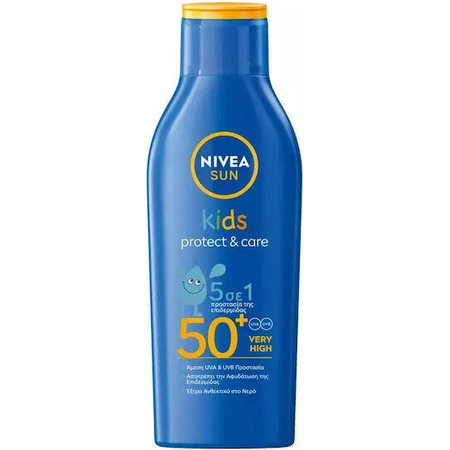 Nivea Sun Kids Protect & Care Водостійкий дитячий сонцезахисний крем-емульсія SPF50 200 мл: ціни та характеристики
