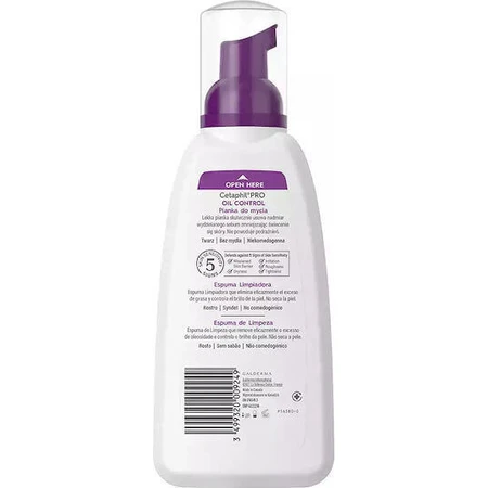 Cetaphil PRO Oil Control Пінка для вмивання обличчя для шкіри, схильної до акне 236 мл: ціни та характеристики