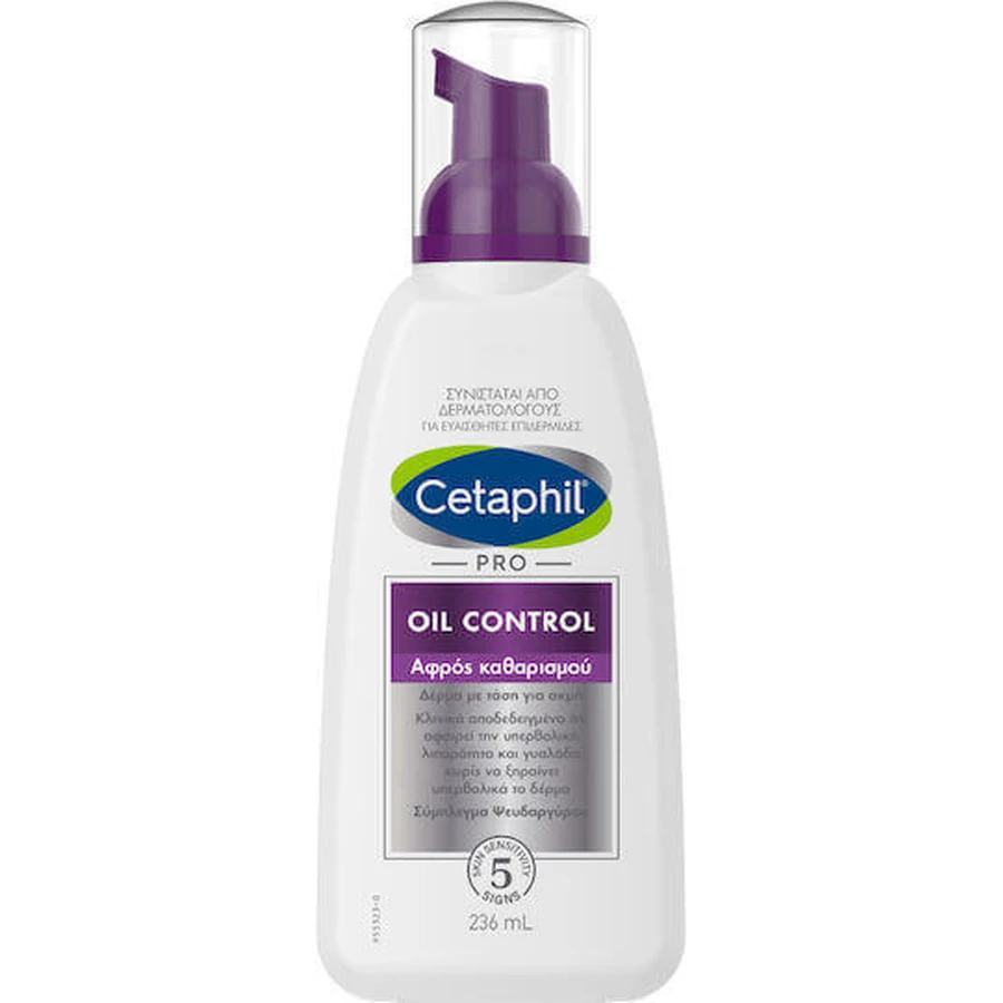 Cetaphil PRO Oil Control Пінка для вмивання обличчя для шкіри, схильної до акне 236 мл: ціни та характеристики